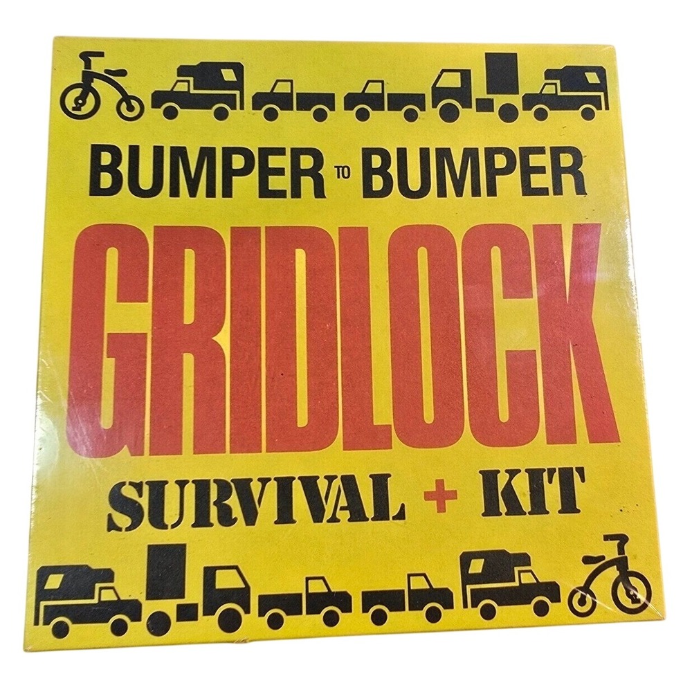 Bumper to Bumper GRIDLOCK survival kit -‎ Vintage WHITE ELEPHANT GIFT